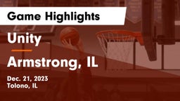 Unity  vs Armstrong, IL Game Highlights - Dec. 21, 2023