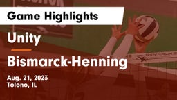 Unity  vs Bismarck-Henning  Game Highlights - Aug. 21, 2023