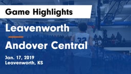 Leavenworth  vs Andover Central  Game Highlights - Jan. 17, 2019