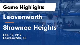 Leavenworth  vs Shawnee Heights  Game Highlights - Feb. 15, 2019