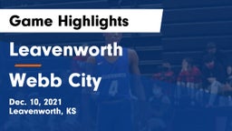 Leavenworth  vs Webb City  Game Highlights - Dec. 10, 2021