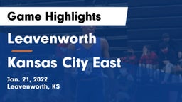 Leavenworth  vs Kansas City East  Game Highlights - Jan. 21, 2022