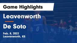 Leavenworth  vs De Soto  Game Highlights - Feb. 8, 2022