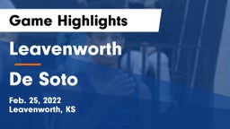 Leavenworth  vs De Soto  Game Highlights - Feb. 25, 2022