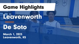 Leavenworth  vs De Soto  Game Highlights - March 1, 2023