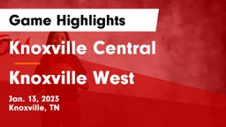 Knoxville Central  vs Knoxville West  Game Highlights - Jan. 13, 2023