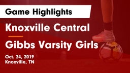Knoxville Central  vs Gibbs  Varsity Girls Game Highlights - Oct. 24, 2019