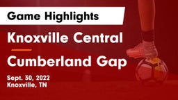 Knoxville Central  vs Cumberland Gap  Game Highlights - Sept. 30, 2022