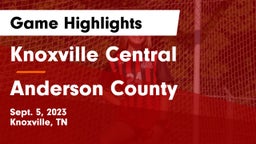 Knoxville Central  vs Anderson County  Game Highlights - Sept. 5, 2023