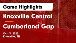 Knoxville Central  vs Cumberland Gap  Game Highlights - Oct. 3, 2023