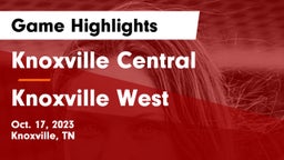 Knoxville Central  vs Knoxville West  Game Highlights - Oct. 17, 2023