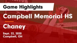 Campbell Memorial HS vs Chaney  Game Highlights - Sept. 22, 2020