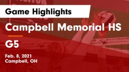 Campbell Memorial HS vs G5 Game Highlights - Feb. 8, 2021