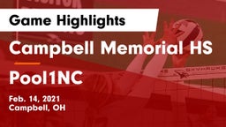 Campbell Memorial HS vs Pool1NC Game Highlights - Feb. 14, 2021
