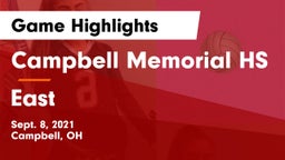 Campbell Memorial HS vs East Game Highlights - Sept. 8, 2021