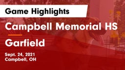 Campbell Memorial HS vs Garfield Game Highlights - Sept. 24, 2021