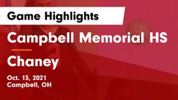 Campbell Memorial HS vs Chaney  Game Highlights - Oct. 13, 2021