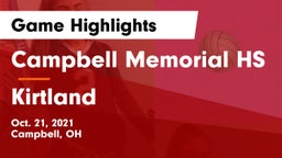 Campbell Memorial HS vs Kirtland  Game Highlights - Oct. 21, 2021