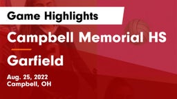 Campbell Memorial HS vs Garfield Game Highlights - Aug. 25, 2022