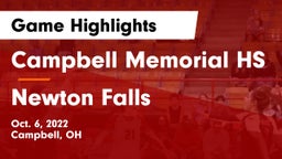 Campbell Memorial HS vs Newton Falls  Game Highlights - Oct. 6, 2022