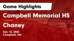 Campbell Memorial HS vs Chaney Game Highlights - Oct. 12, 2022