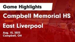 Campbell Memorial HS vs East Liverpool  Game Highlights - Aug. 15, 2023