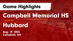 Campbell Memorial HS vs Hubbard Game Highlights - Aug. 19, 2023