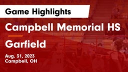 Campbell Memorial HS vs Garfield  Game Highlights - Aug. 31, 2023