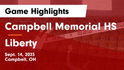 Campbell Memorial HS vs Liberty Game Highlights - Sept. 14, 2023
