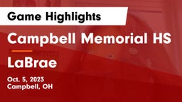 Campbell Memorial HS vs LaBrae Game Highlights - Oct. 5, 2023