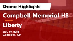 Campbell Memorial HS vs Liberty Game Highlights - Oct. 10, 2023
