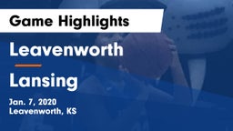 Leavenworth  vs Lansing  Game Highlights - Jan. 7, 2020