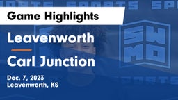 Leavenworth  vs Carl Junction Game Highlights - Dec. 7, 2023