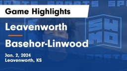 Leavenworth  vs Basehor-Linwood  Game Highlights - Jan. 2, 2024