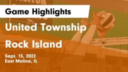 United Township vs Rock Island  Game Highlights - Sept. 15, 2022