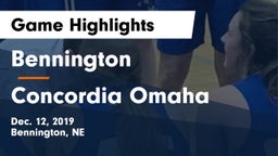 Bennington  vs Concordia Omaha Game Highlights - Dec. 12, 2019