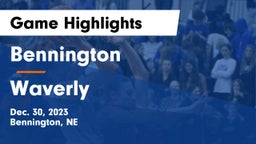 Bennington  vs Waverly  Game Highlights - Dec. 30, 2023