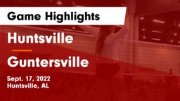 Huntsville  vs Guntersville  Game Highlights - Sept. 17, 2022