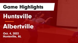 Huntsville  vs Albertville  Game Highlights - Oct. 4, 2022