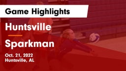 Huntsville  vs Sparkman  Game Highlights - Oct. 21, 2022