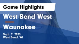 West Bend West  vs Waunakee  Game Highlights - Sept. 9, 2023