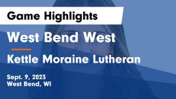 West Bend West  vs Kettle Moraine Lutheran  Game Highlights - Sept. 9, 2023