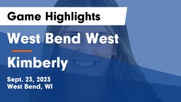 West Bend West  vs Kimberly Game Highlights - Sept. 23, 2023