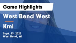 West Bend West  vs Kml Game Highlights - Sept. 23, 2023