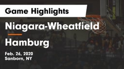 Niagara-Wheatfield  vs Hamburg  Game Highlights - Feb. 26, 2020