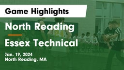 North Reading  vs Essex Technical  Game Highlights - Jan. 19, 2024