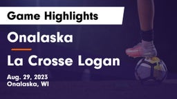 Onalaska  vs La Crosse Logan Game Highlights - Aug. 29, 2023