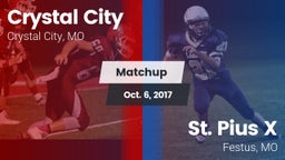 Matchup: Crystal City High vs. St. Pius X  2017