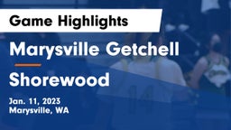 Marysville Getchell  vs Shorewood  Game Highlights - Jan. 11, 2023