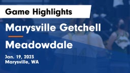 Marysville Getchell  vs Meadowdale  Game Highlights - Jan. 19, 2023